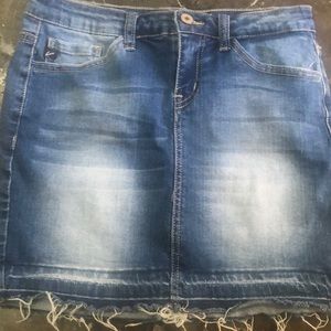 Jean Mini skirt